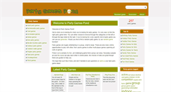 Desktop Screenshot of partygamespond.com